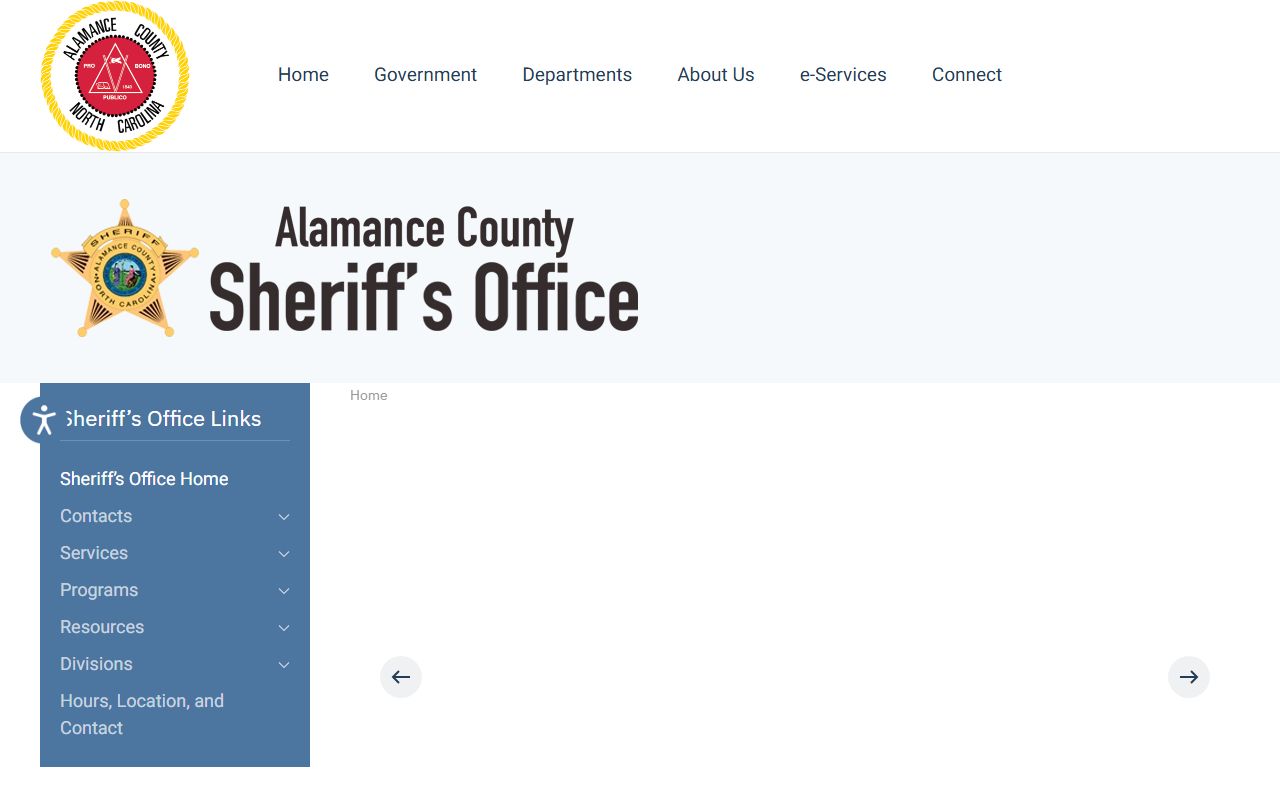 Alamance County Sheriff's Office handling Burlington area detention and arrest records