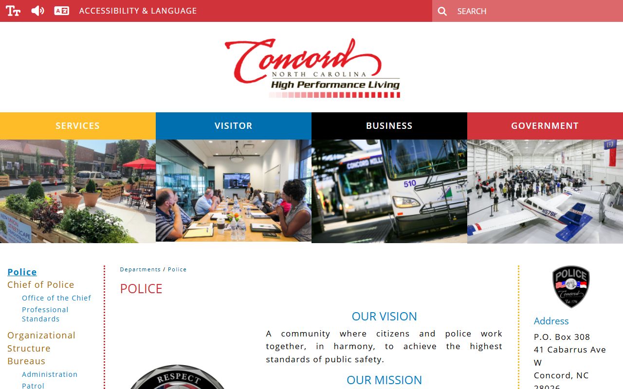 Concord Police Department records for Concord busted mugshots